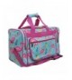 Tropical Flamingo Print Canvas Duffle