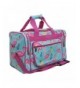 Tropical Flamingo Print Canvas Duffle