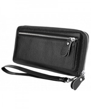 YALUXE Leather Security Wristlet Passport