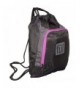 Cinch Sack Grey Black Purple