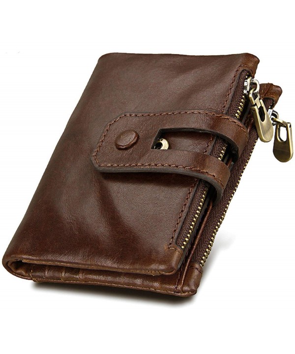 Mens Trifold Wallet Extra Capacity 10 Inside Slots 2 ID Windows By ...