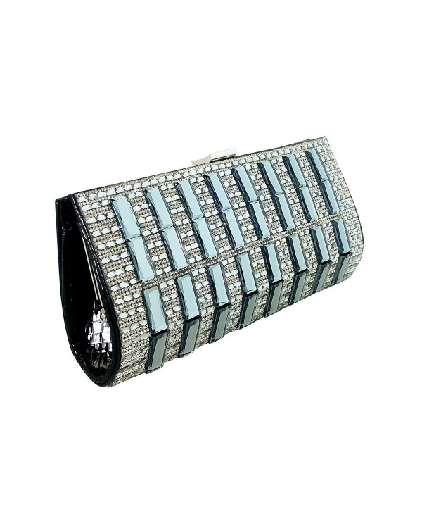 Elegant Embellished Evening Clutch Black