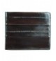 Leather Bifold Credit Brown Wallet