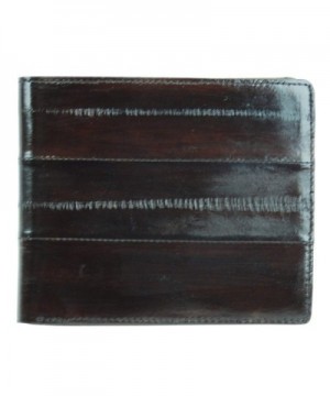 Leather Bifold Credit Brown Wallet