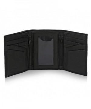 Trifold Leather Wallet window removable