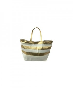 FashionIt Friendly Totes Metallic Stripes