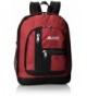 Everest Double Compartment Backpack Burgandy x