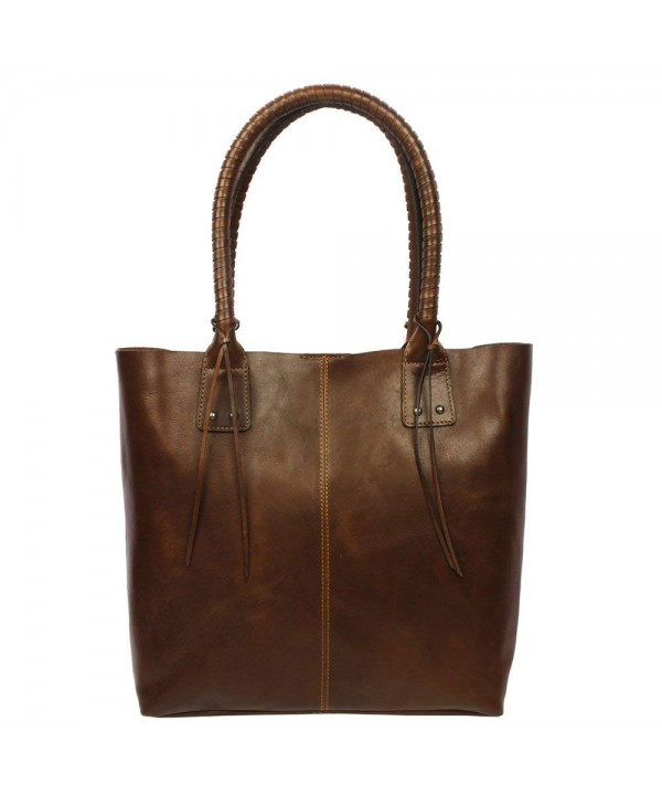 Womens Leather Tote Shopper Zoa