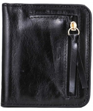 Easyoulife Womens Compact Genuine Leather