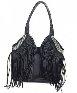 Rhinestone Studded Sparkle Fringe handbags