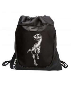 LUCKYSUN Dinosaur Drawstring backpack 