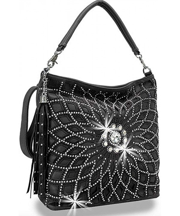 Zzfab Starburst Rhinestone Shoulder Strap