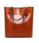 Zbella Womens Leather Shoulder Orange