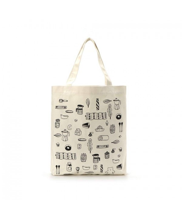 Canvas Interior Pocket Reusable Shoulder