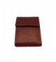 Leather Bi fold Wallet Velcro JTC 5152 Maroon