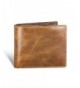 Genuine Leather Bifold Wallet Blocking