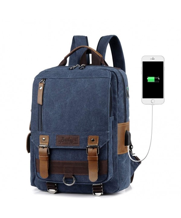 Badiya Messenger Shoulder Backpack Charging