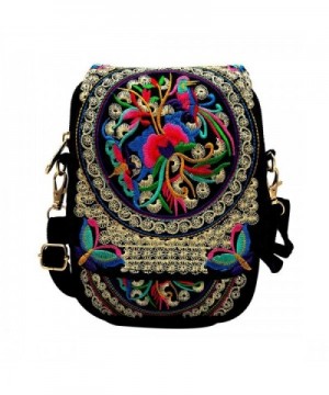 Tofantifer Crossbody Embroidered Embroidery Flowers Small 2