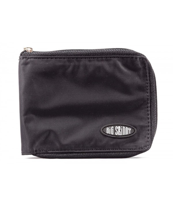 Big Skinny Zippered Bi Fold Wallet