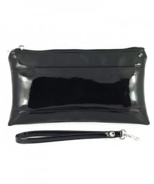 Womens Adorable Patent Clutch Detachable