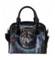 InterestPrint Dreamcatcher Womens Leather Shoulder