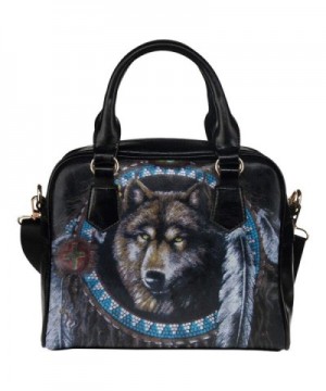 InterestPrint Dreamcatcher Womens Leather Shoulder