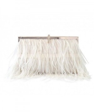 ZAKIA Natural Ostrich Feather Shoulder