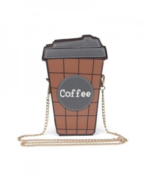 SUKUTU Coffee Crossbody Chains Purses