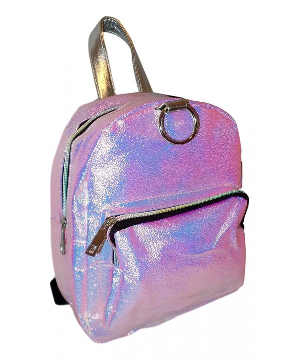 Pink Mini Iridescent Girls Backpack