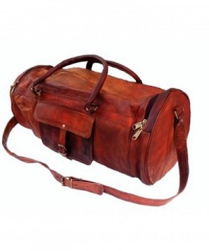 Vintage Leather Duffel Overnight Weekend