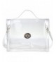 Closure Satchel Transparent Messenger Shoulder