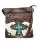 Justin West Turquoise Rhinestone Messenger