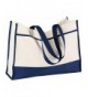 Gemline Contemporary Tote Natural Navy
