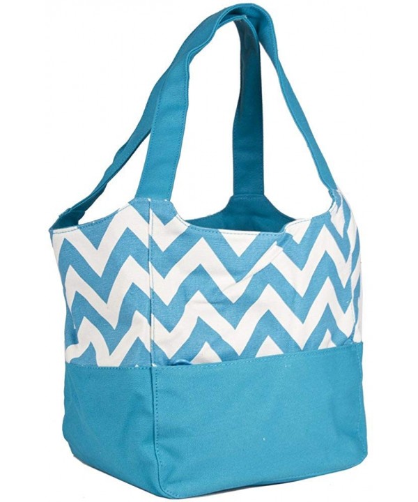 Ever Moda Chevron Canvas Purse