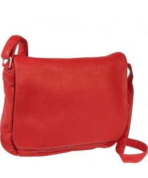 Donne Leather Flap Over Shoulder