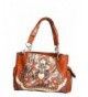 western mossy rhinestone satchel handbag