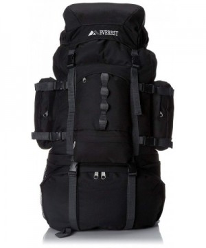 Everest Deluxe Hiking Pack Black