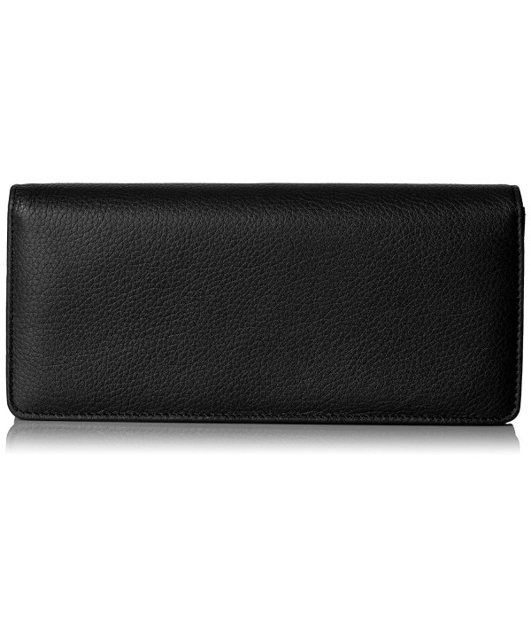 Buxton Roma Expandable Clutch Black