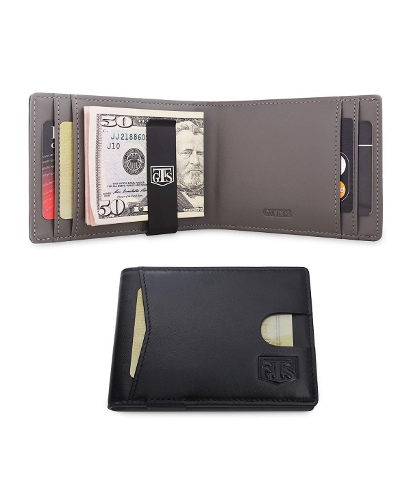 Slim Wallets Men Genuine Blocking