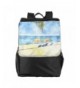 Tropical Watercolor Backpack Daypacks Shoulders