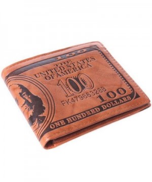 HENGSONG Dollar Wallet Leather Billfold