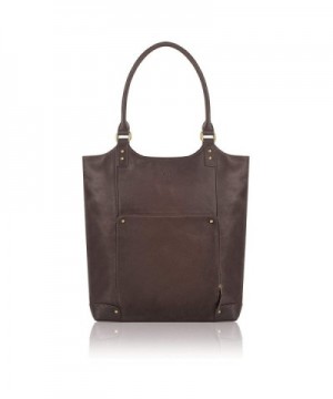 Executive Leather Laptop Bucket Espresso