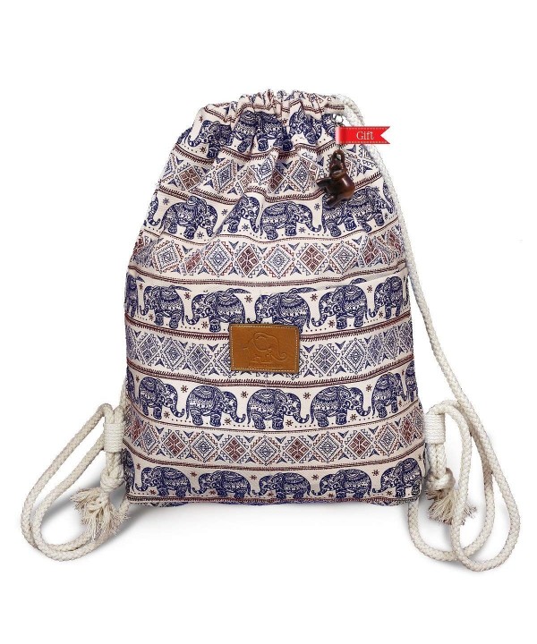 Thailand Elephant Print Drawstring Medium