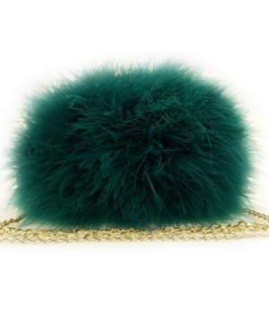 Flada Womens Fluffy Feather Shoulder