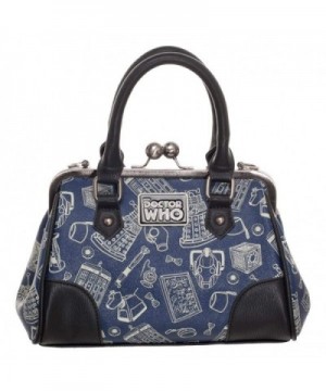 Doctor Scribble Kisslock Handbag Satchel