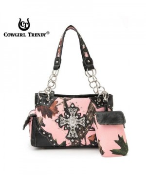 Cowgirl Trendy Leaves Trees Satchel