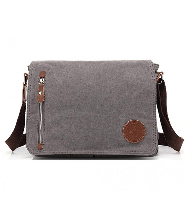 Sechunk Leather Messenger Shoulder Crossbody