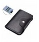 Leather Holder Wallet Business Cards BLACK