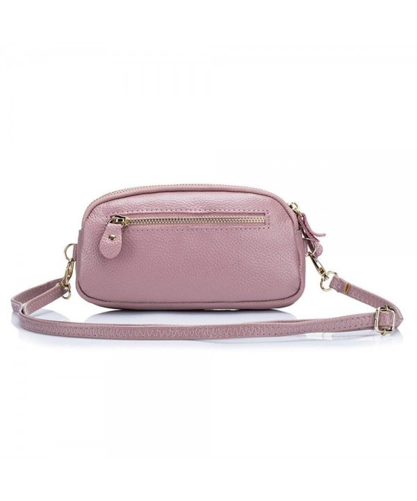 Aladin Leather Crossbody Wristlet Compartments