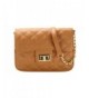 Fashion Quilted Crossbody Women BROWN